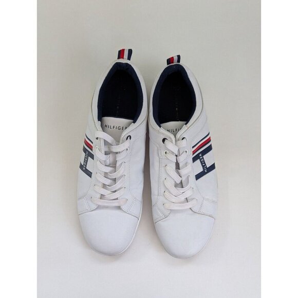 Tommy Hilfiger TMTEARNEY-C Men's White Sneakers Size 13 - Picture 2 of 7